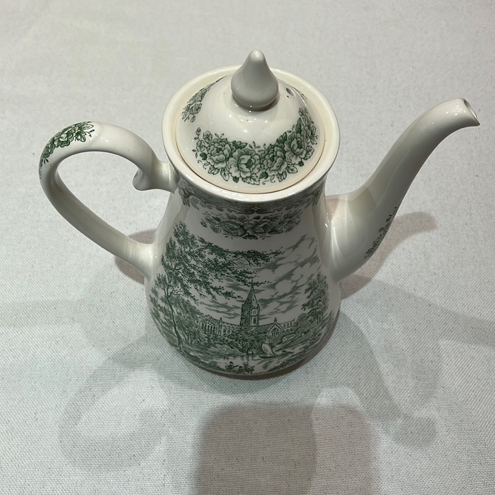English Ironstone Tableware Ltd River Scenes Series Tea Kettle
